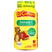 丽贵小熊糖lilcritters美国进口维生素VC+锌增强免疫儿童营养软糖190粒