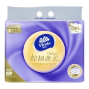 维达卷纸棉韧奢柔羊绒感纸巾无芯卫生纸厕纸16卷85节正品官方旗舰