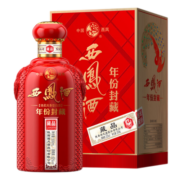 西凤酒 藏品52度凤香型白酒陕西纯粮高度酒年份封藏礼盒装婚宴礼物 年份封藏 藏品52度500ml*1瓶