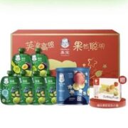 Gerber 嘉宝 婴儿辅食有机果泥星星泡芙 549g 礼盒装