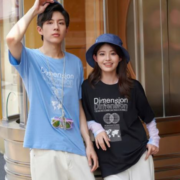 真维斯 男女同款时尚休闲T恤*4件