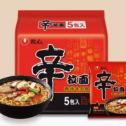 17日10点开始、限20000件、聚划算百亿补贴：农心 辛拉面辣白菜 5包