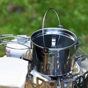 日本顶级户外品牌，Snow Peak 雪峰 Kettle No.1 户外野炊两用不锈钢壶锅 900ml CS-068