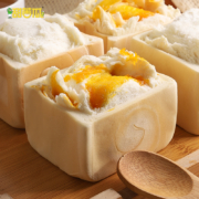 甜苦瓜 咸蛋黄/蔓越莓/豆乳/椰奶 纯奶夹心手撕面包 90g*4个
