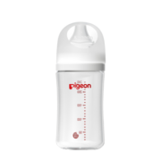 贝亲宽口径第三代玻璃奶瓶240ml（配M号）AAA