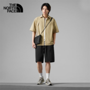 北面（The North Face）UE男先锋设计防泼水大口袋短袖衬衫23新款|81L7 LK5/卡其色 L/175