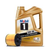 Mobil 美孚 金美孚1号 全合成机油 京保养 0W-20 SP 4L 含机滤包安装