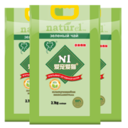 N1 爱宠爱猫玉米红茶绿茶活性炭混合豆腐猫砂11.1kg无尘除味易结团[整箱销售] 玉米豆腐砂3.7kg*3 2.0mm