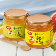 超级补贴：福事多 蜂蜜柚子茶/柠檬茶 500gx2瓶