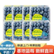 卉双  山东  蓝莓  125g*6盒  单果15mm+