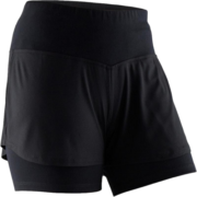 迪卡侬（DECATHLON）运动短裤女防走光宽松夏季外穿跑步瑜伽训练健身裤GYPWL 黑色(新老款随机发货) S