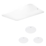 PLUS会员：Panasonic 松下 HHXZX036 适悦光led客厅灯 4灯：客厅120W+圆卧21W*3