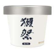 獭祭冰淇淋 整箱量贩装 柚子味 80g×24杯 日本原箱进口行货