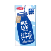 三元（SAN YUAN） 三元 小方白 全脂纯牛奶200ml*24盒3.2g蛋白质