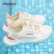 史低！Discovery Expedition 非凡探索 情侣款蝉翼果冻老爹鞋 2色