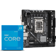 PLUS会员 华擎(ASRock)  H610M-HVS  DDR4 主板+12代Intel i3-12100F  板U套装