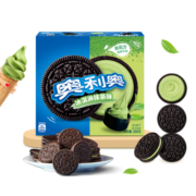 奥利奥（Oreo）【肖战推荐】夹心饼干休闲零食 冰淇淋抹茶味388g（包装随机）