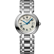 浪琴(Longines)瑞士手表 心月系列 石英钢带女表 L81104716