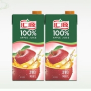 PLUS会员、有券的上：汇源 果汁饮料 1L*2盒（苹果汁+苹果汁）