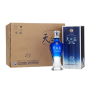PLUS会员：YANGHE 洋河 天之蓝 蓝色经典 52%vol 浓香型白酒 480ml 单瓶装