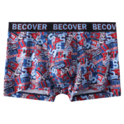 Schiesser舒雅男士内裤Becover系列棉莫代尔时尚印花潮流平角内裤18298T E9/21227T绿色 XL