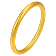 京东百亿补贴：GOLD DRAGON 金龙珠宝 古法素圈足金手镯 GB245D 约40g