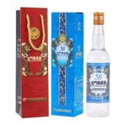 金门高粱酒 2014年老酒 双龙系列 蓝金龙清香型 38度500ml 单瓶装