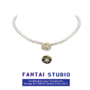 天降福利:FANTAI山茶花珍珠项链