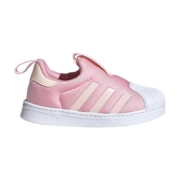 adidas阿迪达斯三叶草SUPERSTAR360男女婴童一脚蹬贝壳头学步鞋子