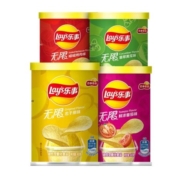 概率券:乐事（Lay's）薯片 欧冠加油罐（原味+黄瓜味+番茄味+烤肉味）40g*4罐*2件