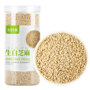 PLUS会员、概率券：谷食密语 生白芝麻 500g瓶装 *2件