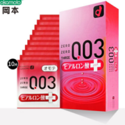 PLUS会员！OKAMOTO 冈本 003 透明质酸安全套 10片