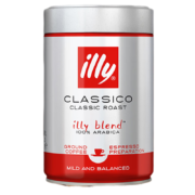 illy 意利 黑咖啡 意式浓缩 中度烘培咖啡粉 250g/罐*2件