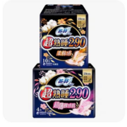 29日20点、限5000件、聚划算百亿补贴:苏菲超熟睡柔棉感290mm夜用10片随心翻4片组合姨妈巾
