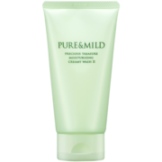 泊美（PURE & MILD）鲜纯珍萃保湿滋润洗面奶120g(保湿补水不拔干 植萃温和可卸妆)男女