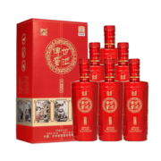 泸州老窖股份出品 传世窖池酒和之礼 浓香型白酒 52度 500ml 送礼自饮 整箱6瓶装
