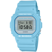 卡西欧（CASIO）gshock明星代言赛车日韩小方表户外运动电子手表生日礼物送男朋友 DW-5600SC-2天空蓝+电子荧光照明