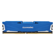 铨兴（QUANXING） DDR4 3200MHz台式机内存条 3600频率电脑超频马甲条 冰蓝系列 台式机32G DDR4 3200MHz