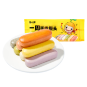 窝小芽 一周手指馒头儿童营养早餐面点速食半成品卡通发酵享电子食谱 【3袋装】一周手指馒头