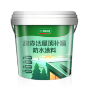 三棵树漆防水涂料屋顶补漏防水材料耐热耐冻楼面裂缝修补外墙涂料 黑色5kg