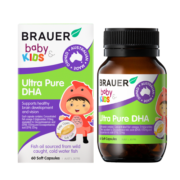 蓓澳儿brauer 儿童DHA鱼油软胶囊 青少年学生婴幼儿可用