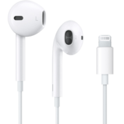Apple 苹果耳机有线原装扁口earpods入耳式iPhone14/13/12/11/XR手机耳机 苹果14/13/11/12/8/8p/x Lightning扁头EarPods耳机