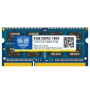 xiede 协德 DDR3 1600MHz 笔记本内存条 8GB