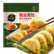 必品阁（bibigo）脆皮煎饺 韩式泡菜640g 约25只 特色早餐 空气炸锅 生鲜食材 锅贴