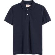 布克兄弟（BrooksBrothers） 男士新款纯棉珠地网眼纯色短袖Polo衫 4004-藏青色 M
