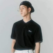 GXG 自我疗愈系列 男士短袖立领Polo衫