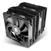 利民（Thermalright）PA120 BLACK  AGHP 3.0 热管散热器  6热管双塔 双平台全金属扣具带顶盖双C12B风扇