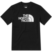 TheNorthFace北面短袖T恤男户外经典款舒适透气印花休闲T恤 7QUB JK3 黑色 S