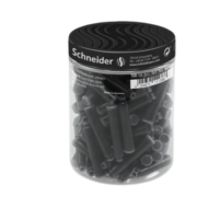 施耐德（Schneider） 德国原装进口非碳素钢笔水墨胆墨囊/墨水/上墨器/改错笔欧标通用钢笔配件 黑色30支装墨胆6701