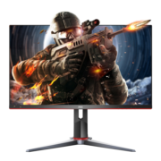 AOC 27英寸 2k显示器 144Hz 165Hz 60hz 曲面 IPS直面设计办公电竞屏 27B1H/IPS屏/低蓝光/60Hz刷新率